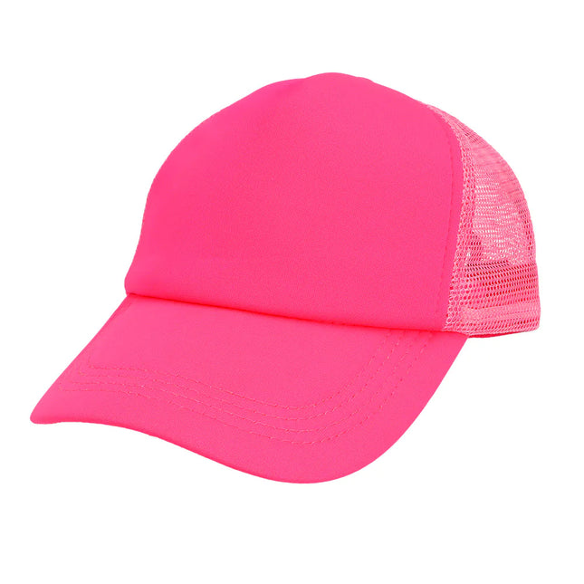 Cappellino rosa neon regolabile