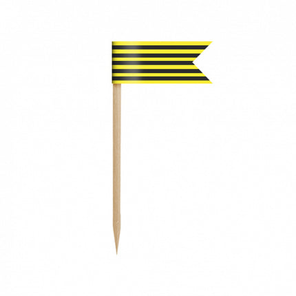 Cake topper Bandiere 7cm 6pz