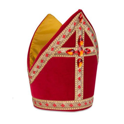 Mortaio con manica in velluto di cotone di San Natale