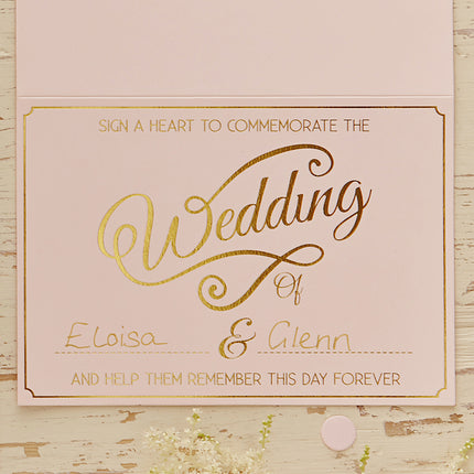 Libro degli ospiti rosa A3