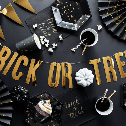 Cannucce di carta nere 19,5 cm 10 pezzi