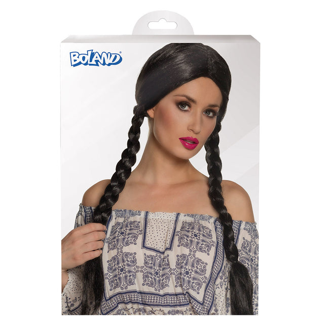 Parrucca nera Natascha