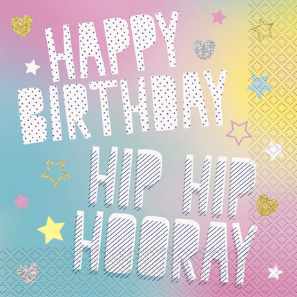 Tovaglioli Unicorno 33cm 16pz