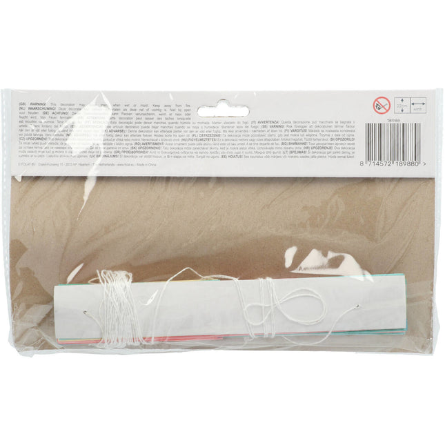 Ventaglio a ghirlanda retrò 4m