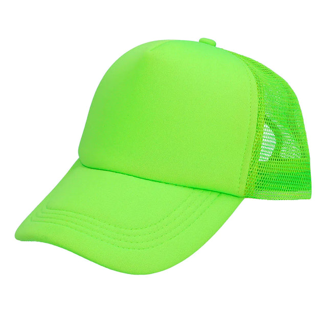Cappello verde neon regolabile
