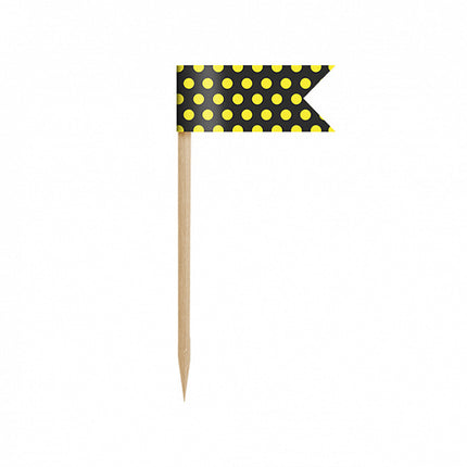 Cake topper Bandiere 7cm 6pz