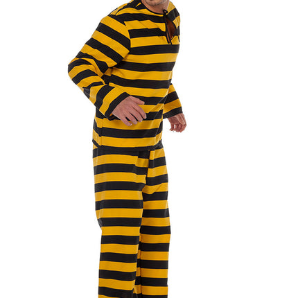 Abito Villain Giallo Nero Uomo Lusso