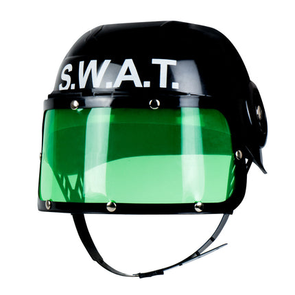 Casco per bambini Swat Nero Verde