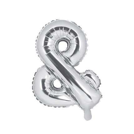 Palloncino in foil Lettera & Argento Vuoto 35cm