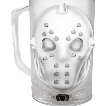 Decorazione da tavolo Halloween Maschera luminosa 10 cm