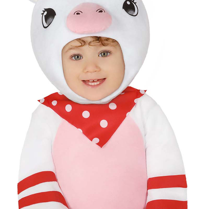 Costume da unicorno bambino rosso bianco