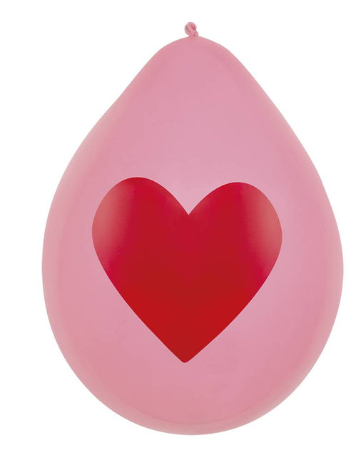 Palloncini a cuore 25cm 6pz