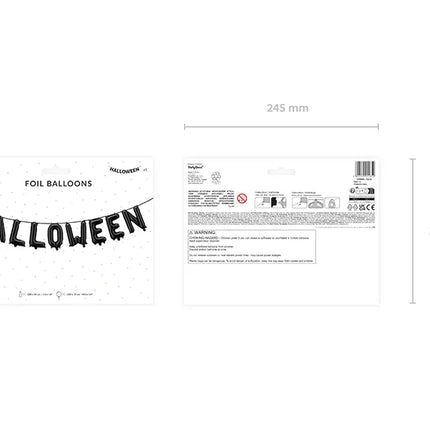 Set di palloncini ad elio per Halloween 230 cm 11 pezzi