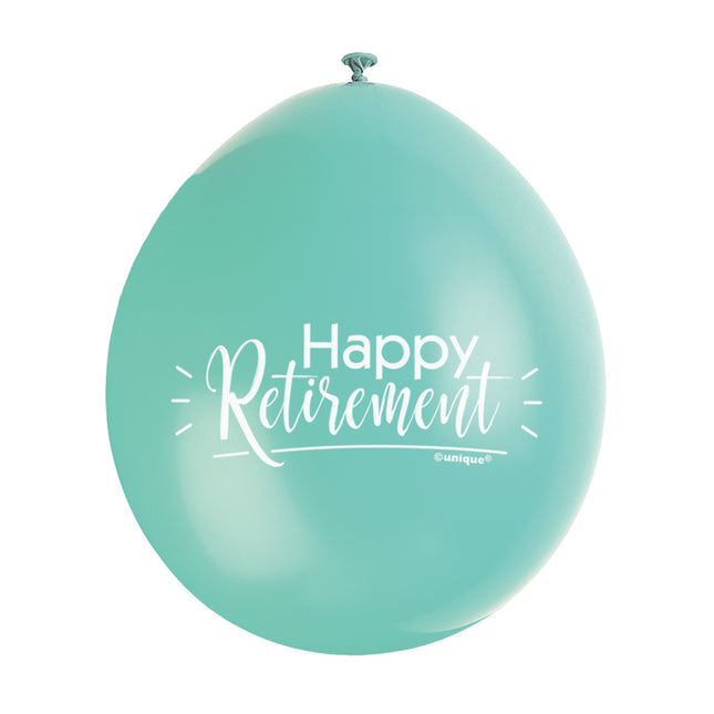 Palloncini Happy Retirement 28cm 10pz