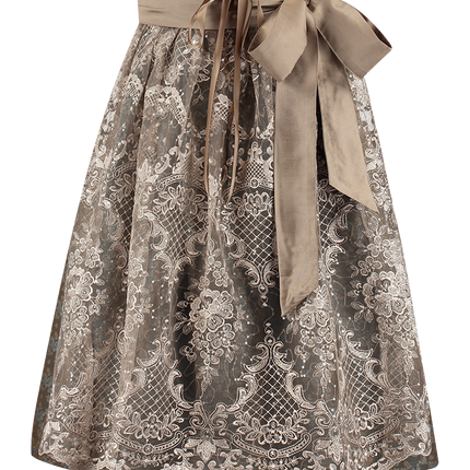 Abito Dirndl Verde Oktoberfest Donna Jaquard