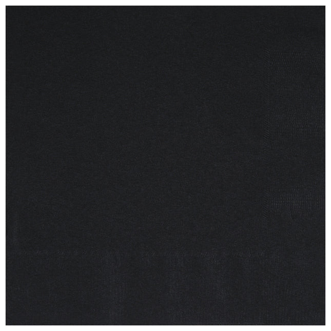 Tovaglioli neri 33cm 50pz