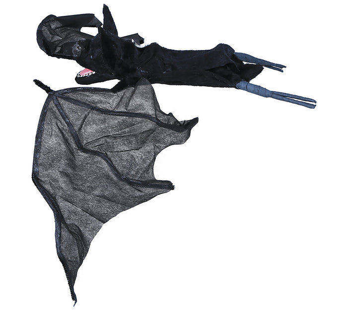 Pipistrello decorativo appeso di Halloween con luce 31 cm