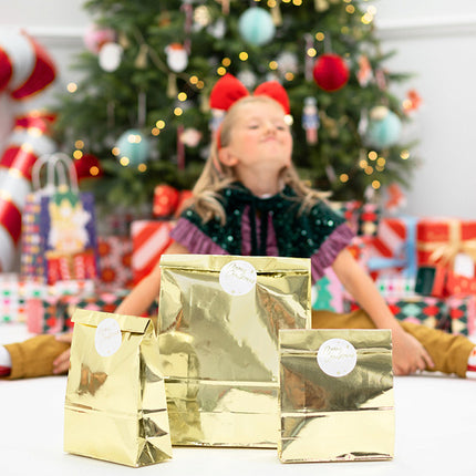 Borse da condividere Oro 38cm 3pz