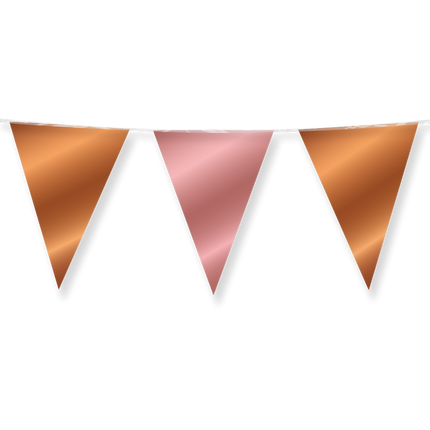 Ghirlanda Metallica Oro Rosa Bronzo 10m