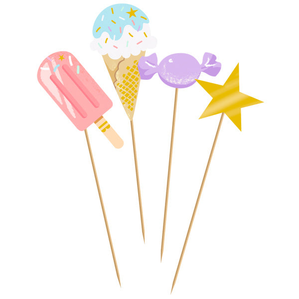 Bastoncini da cocktail Crazy Cake 8 pezzi