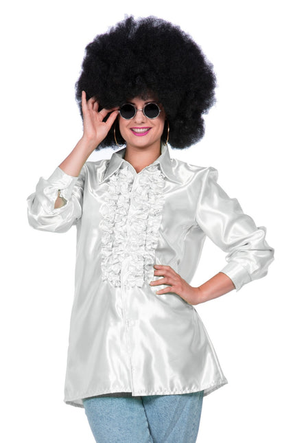 Camicetta Disco Ruffles Bianca