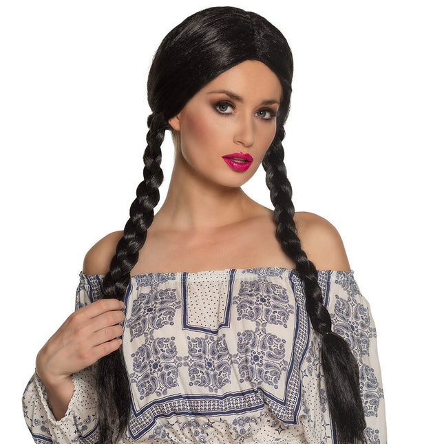 Parrucca nera Natascha