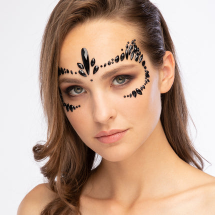 Gioielli per il viso di Halloween Moon Terror Feisty Feline