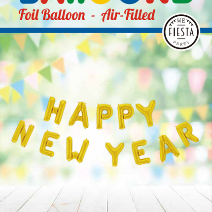 Fionda da lettera Buon Anno Oro