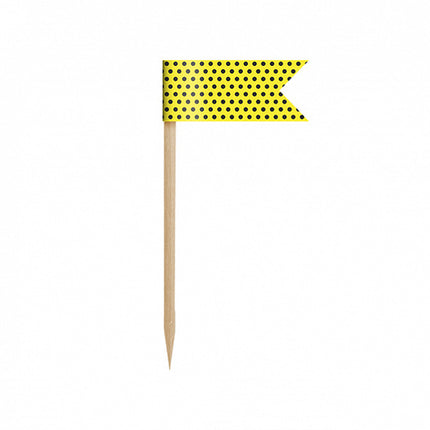 Cake topper Bandiere 7cm 6pz