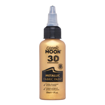Cosmic Moon Vernice metallizzata per tessuti Oro 30ml