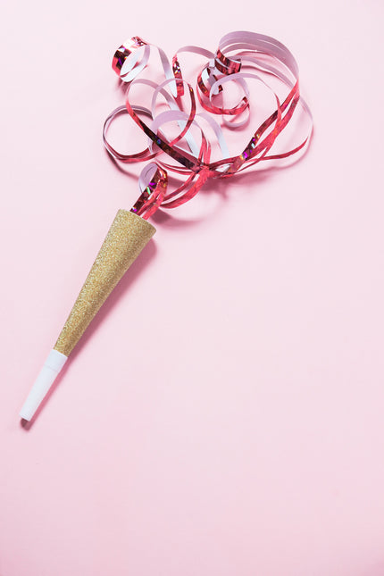 Corna da festa Oro 19cm 4pz