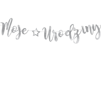 Ghirlanda Moje Urodziny Argento 90cm