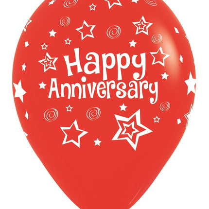 Palloncini Happy Anniversary Mix 30cm 25pz