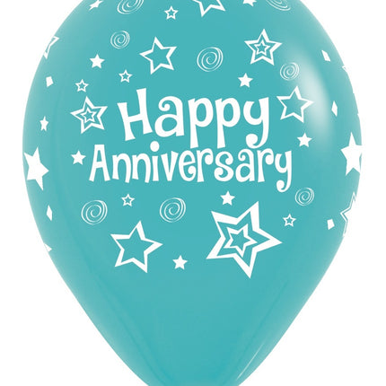 Palloncini Happy Anniversary Mix 30cm 25pz