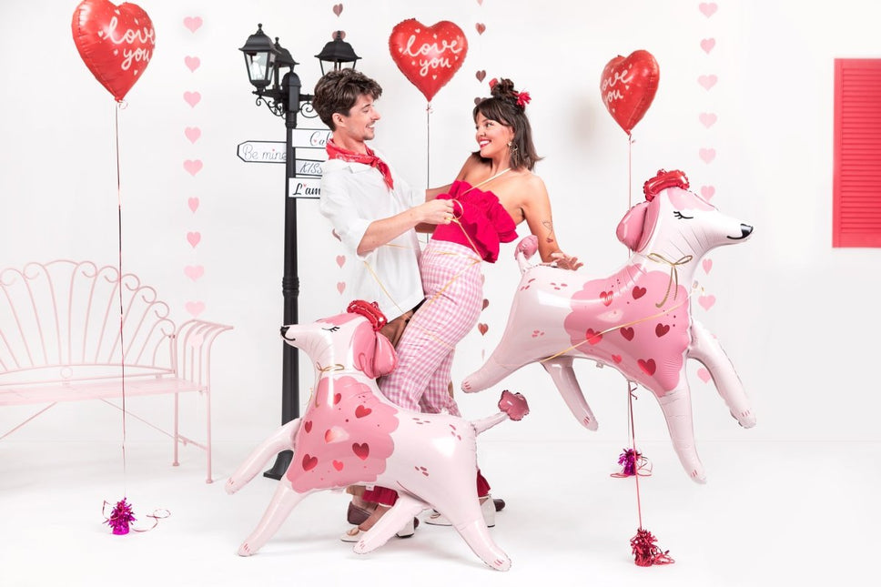 Hond Helium Ballon Leeg 108cm van Partydeco koop je bij Partywinkel
