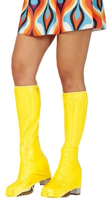 Gele Laarskappen 45cm van Fiestas Guirca koop je bij Partywinkel