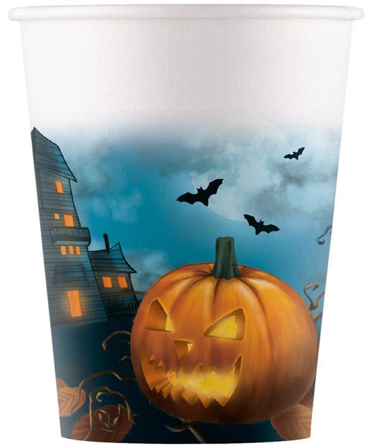 Halloween Beker 200ml 8st van Procos koop je bij Partywinkel