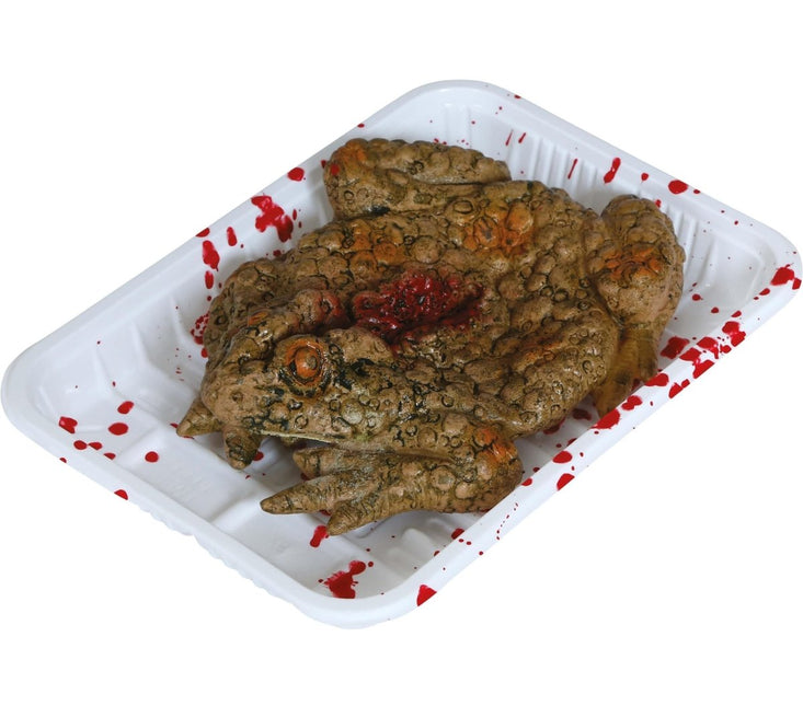 Halloween Dienblad Kikker 18cm van Fiestas Guirca koop je bij Partywinkel