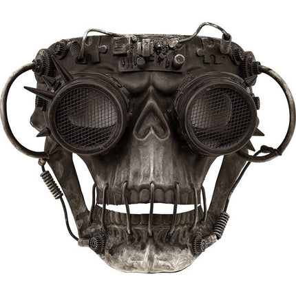 Halloween Masker Bruin Steampunk Schedel van Widmann koop je bij Partywinkel