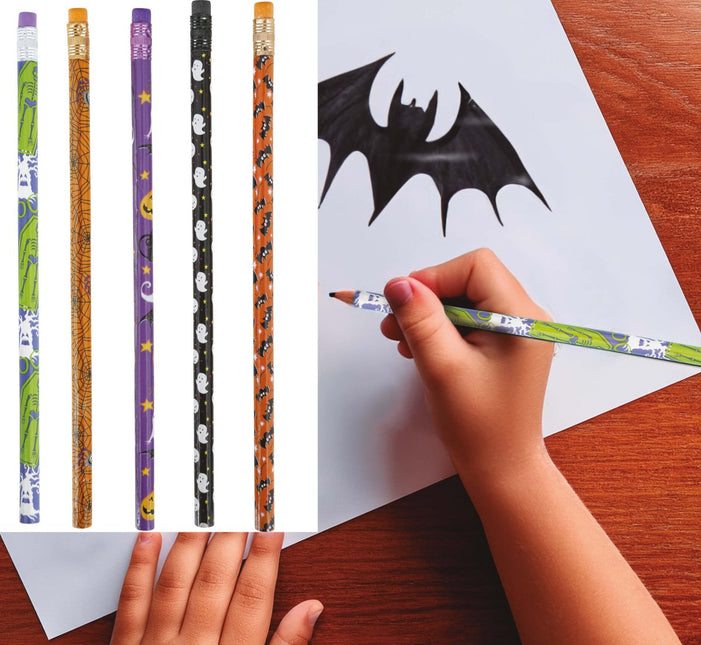 Halloween Potloden 18,5cm 12st van Fiestas Guirca koop je bij Partywinkel