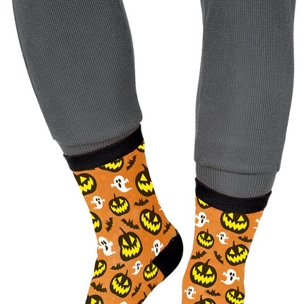 Halloween Sokken Pompoen En Geesten van Fiestas Guirca koop je bij Partywinkel
