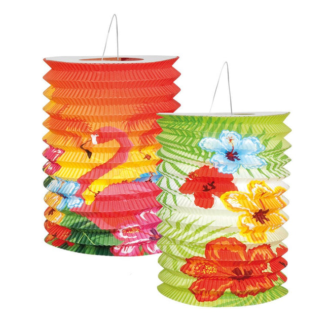Hawaii Lampionnen 16cm 2st van Boland koop je bij Partywinkel