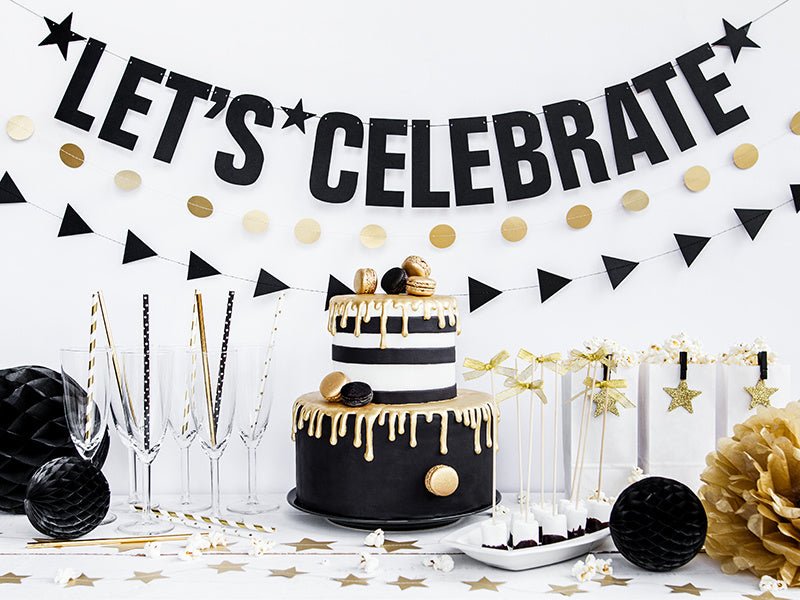 Honeycomb Bal Zwart 10cm van Partydeco koop je bij Partywinkel