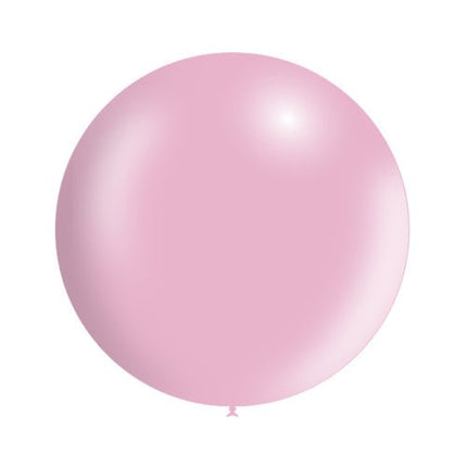 Lichtroze Reuze Ballon Metallic 60cm van Balloonia koop je bij Partywinkel