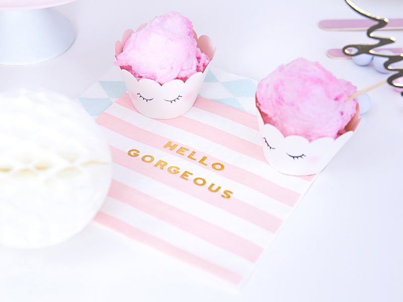 Lichtroze Servetten Hello Gorgeous 33cm 20st van Partydeco koop je bij Partywinkel