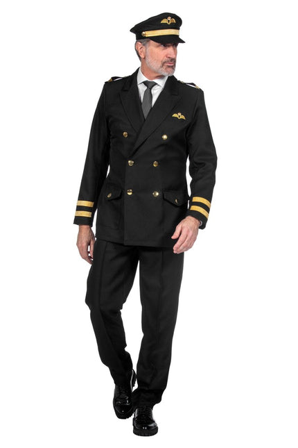 Pilotenpak Heren Luxe 2 delig van Wilbers & Wilbers koop je bij Partywinkel