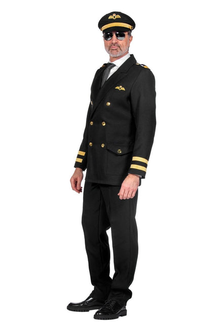 Pilotenpak Heren Luxe 2 delig van Wilbers & Wilbers koop je bij Partywinkel