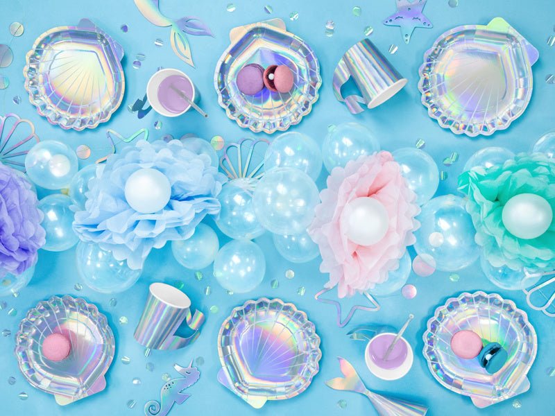 Pompon Hemelsblauw 25cm van Partydeco koop je bij Partywinkel