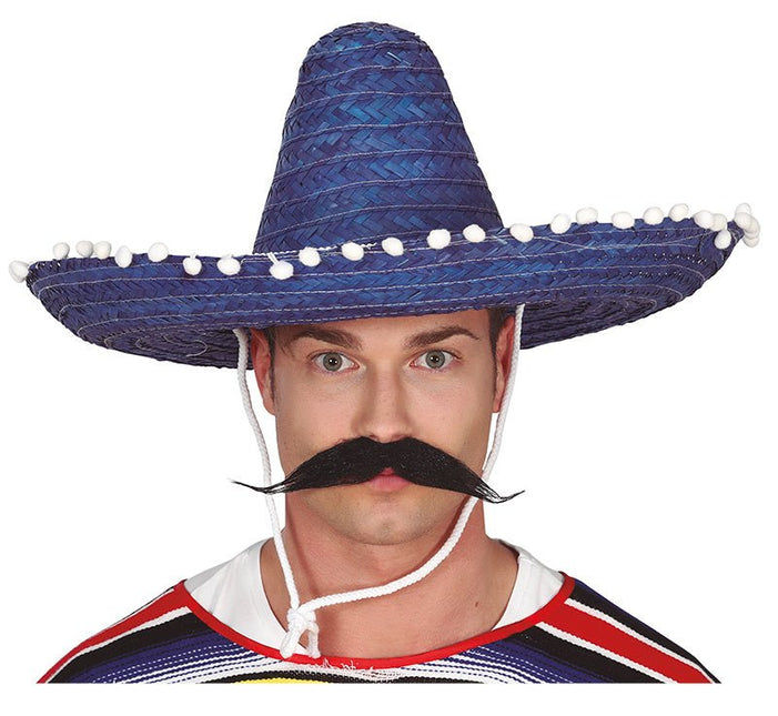 Sombrero Blauw 50cm van Fiestas Guirca koop je bij Partywinkel