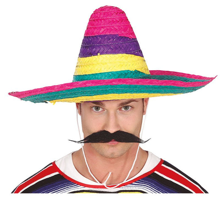 Sombrero Gekleurd Deluxe 50cm van Fiestas Guirca koop je bij Partywinkel